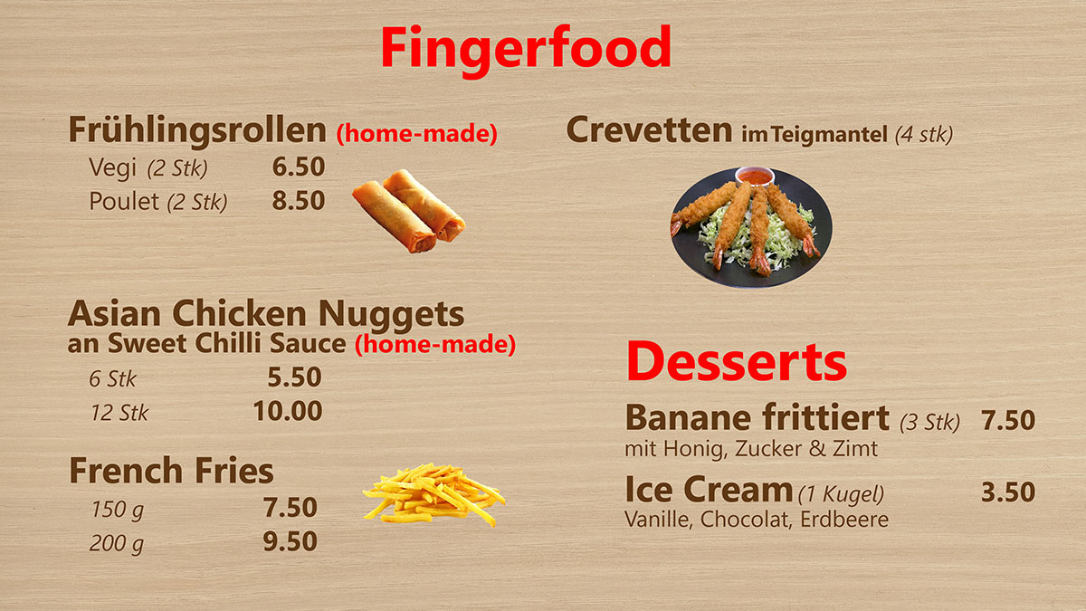 3 Fingerfood